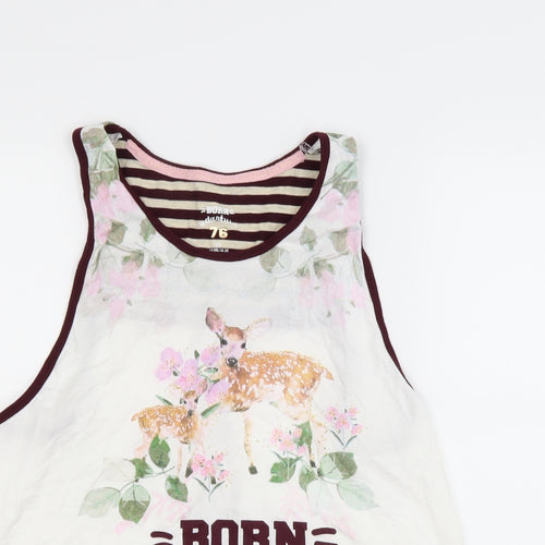 Primark Womens White   Top Pyjama Top Size XL