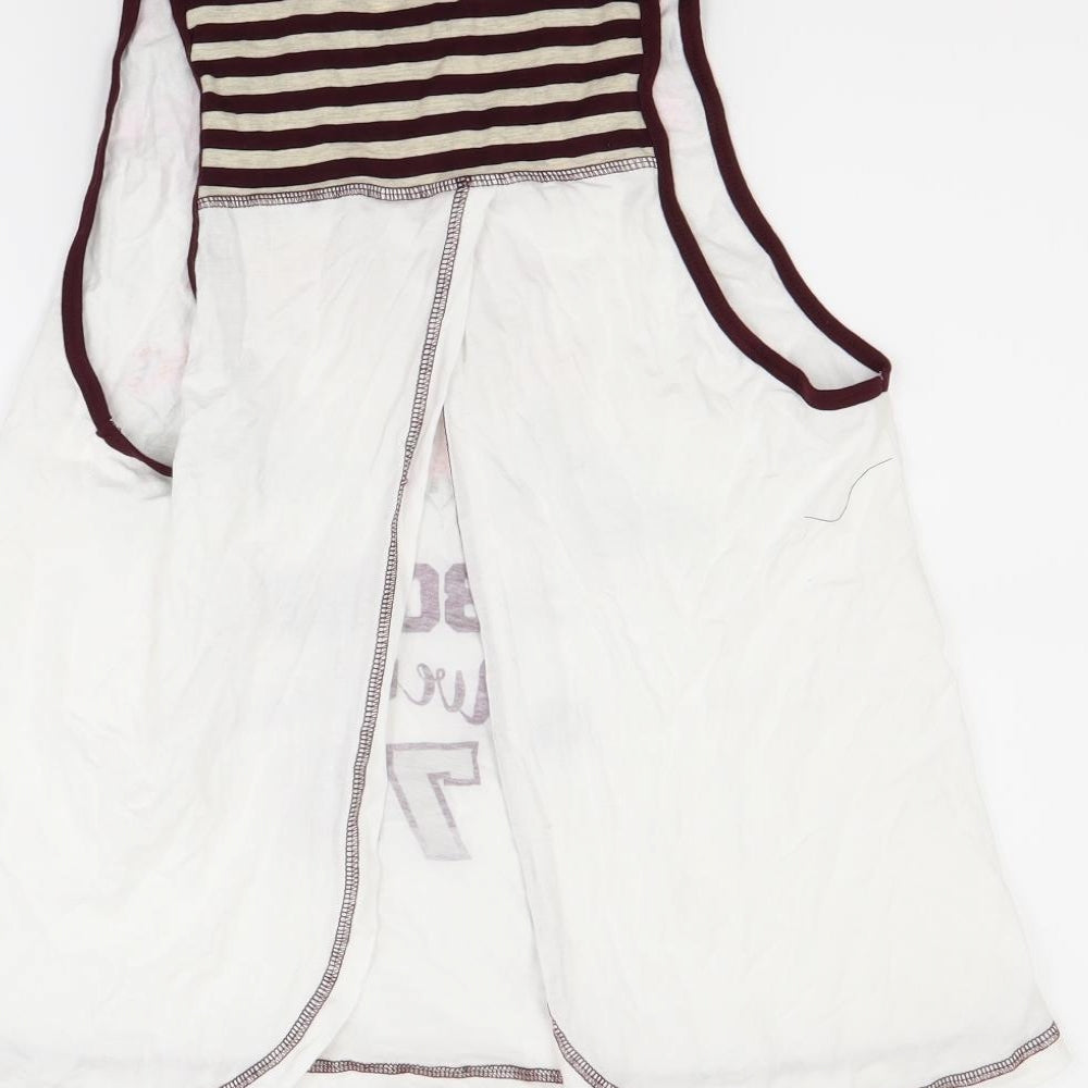 Primark Womens White   Top Pyjama Top Size XL