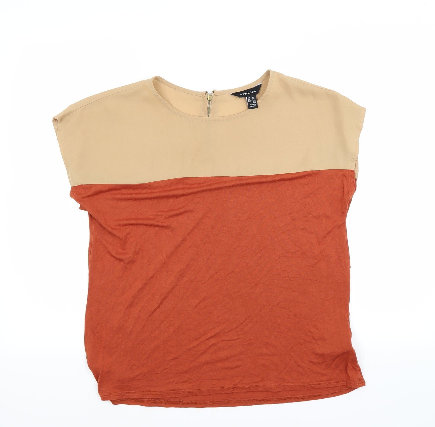 New Look Womens Brown   Basic Blouse Size 12