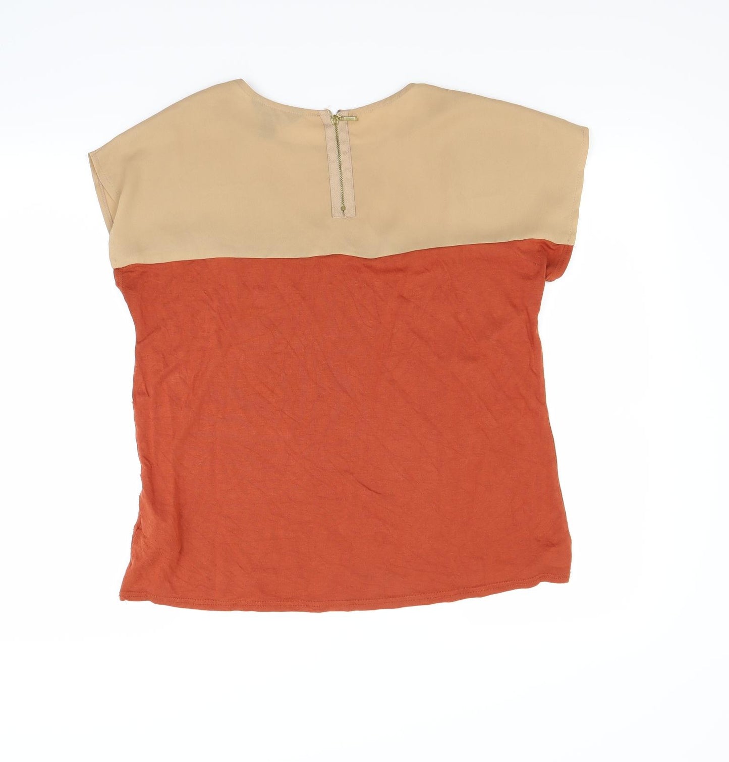 New Look Womens Brown   Basic Blouse Size 12