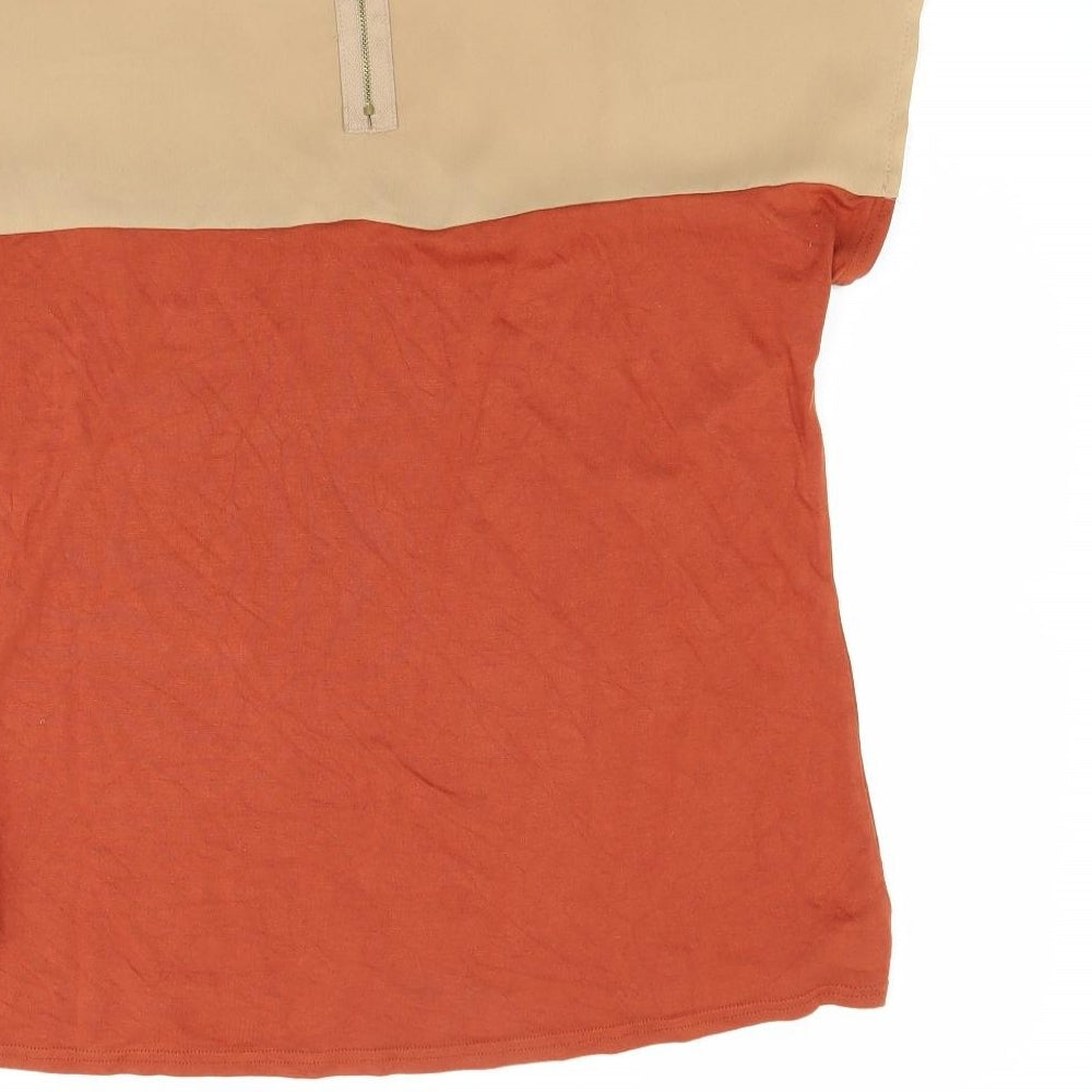 New Look Womens Brown   Basic Blouse Size 12