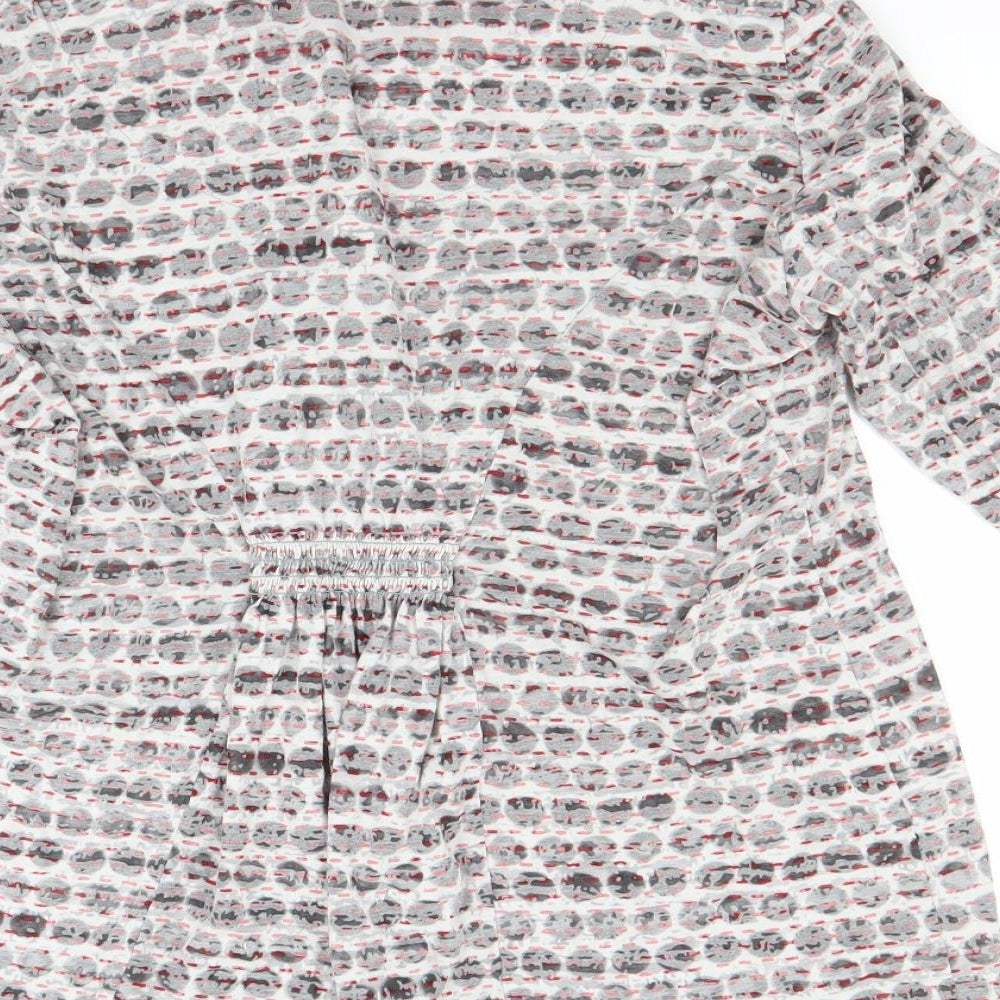 Per Una Womens Grey   Basic Button-Up Size 20