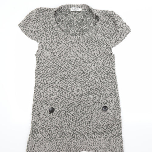 Jasmine Womens Grey   Jumper Dress  Size L