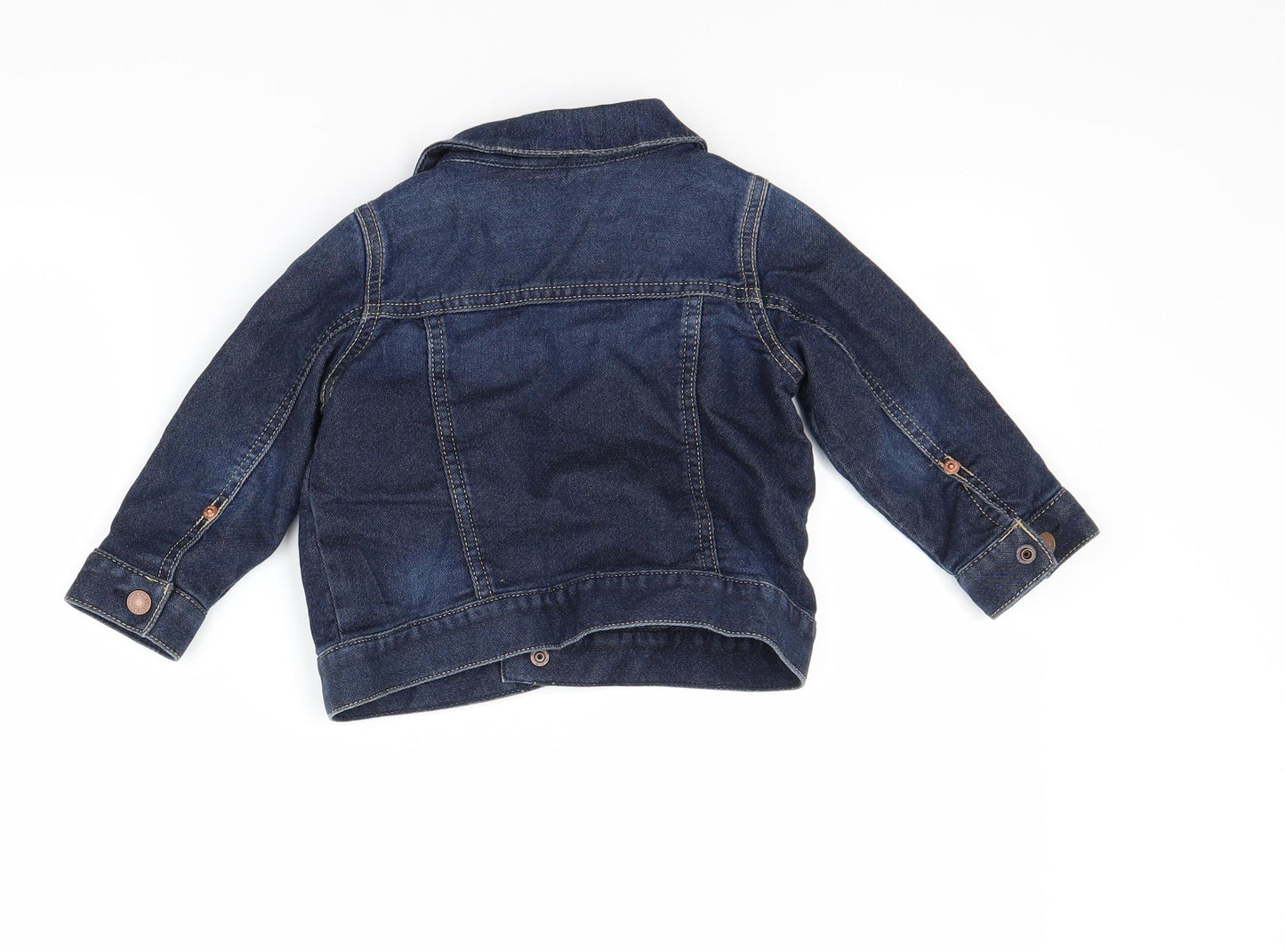 Baby Gap Boys Blue  Denim Jacket Coat Size 18-24 Months