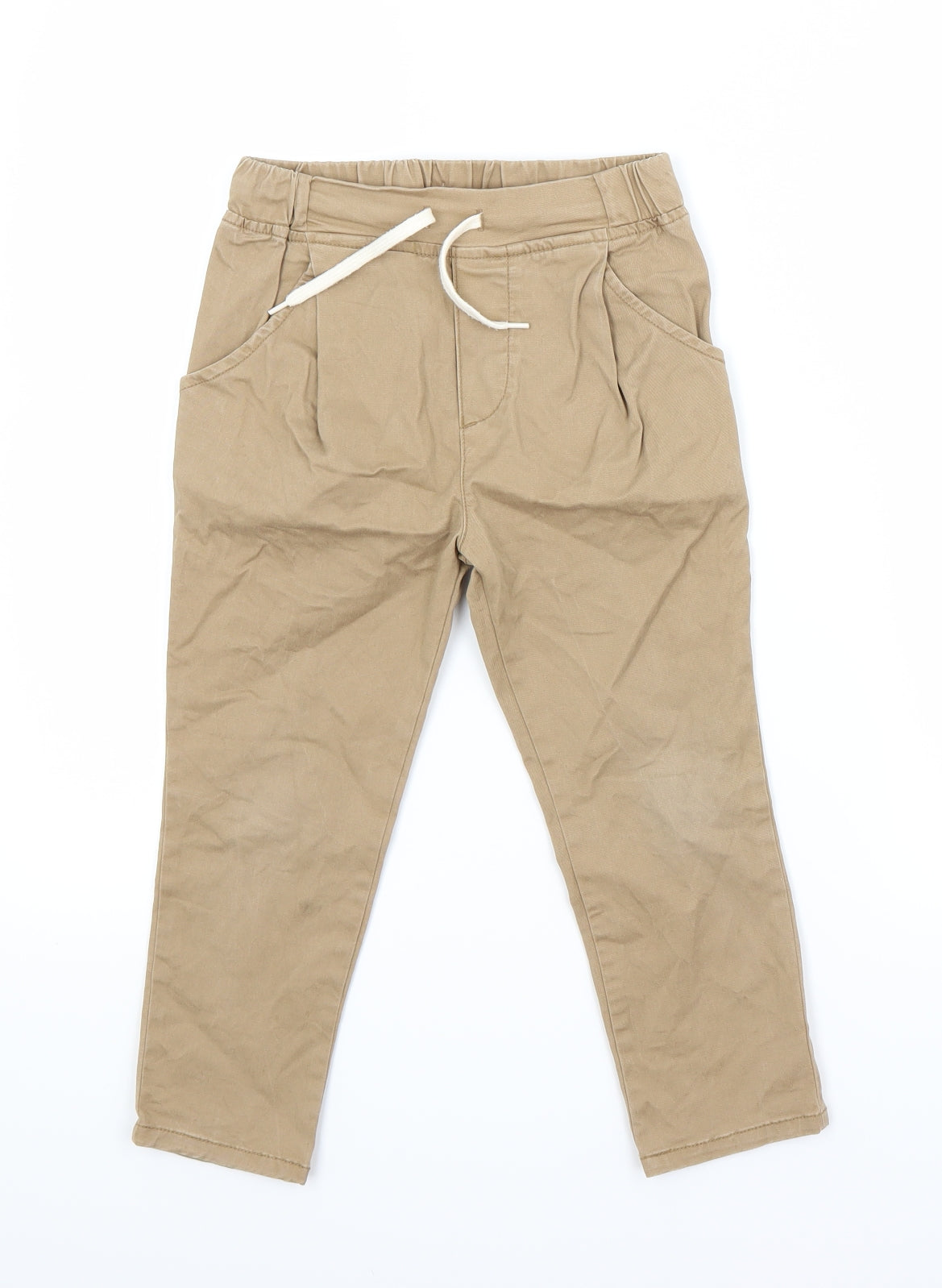 Kiabi Boys Brown   Chino Trousers Size 5 Years