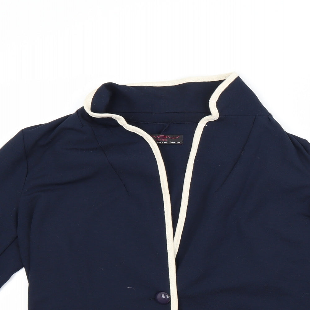 New Look Womens Blue   Jacket Coat Size 18