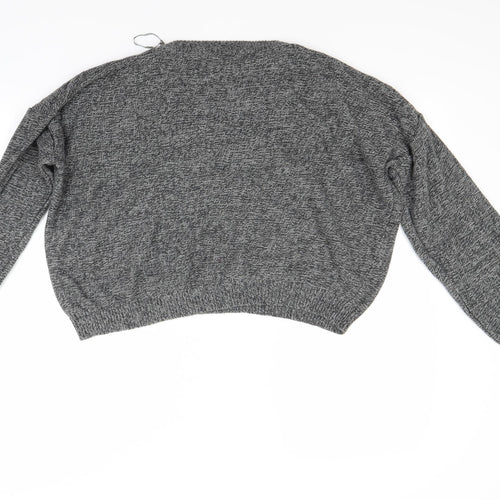 Brave Soul Womens Grey   Pullover Jumper Size M
