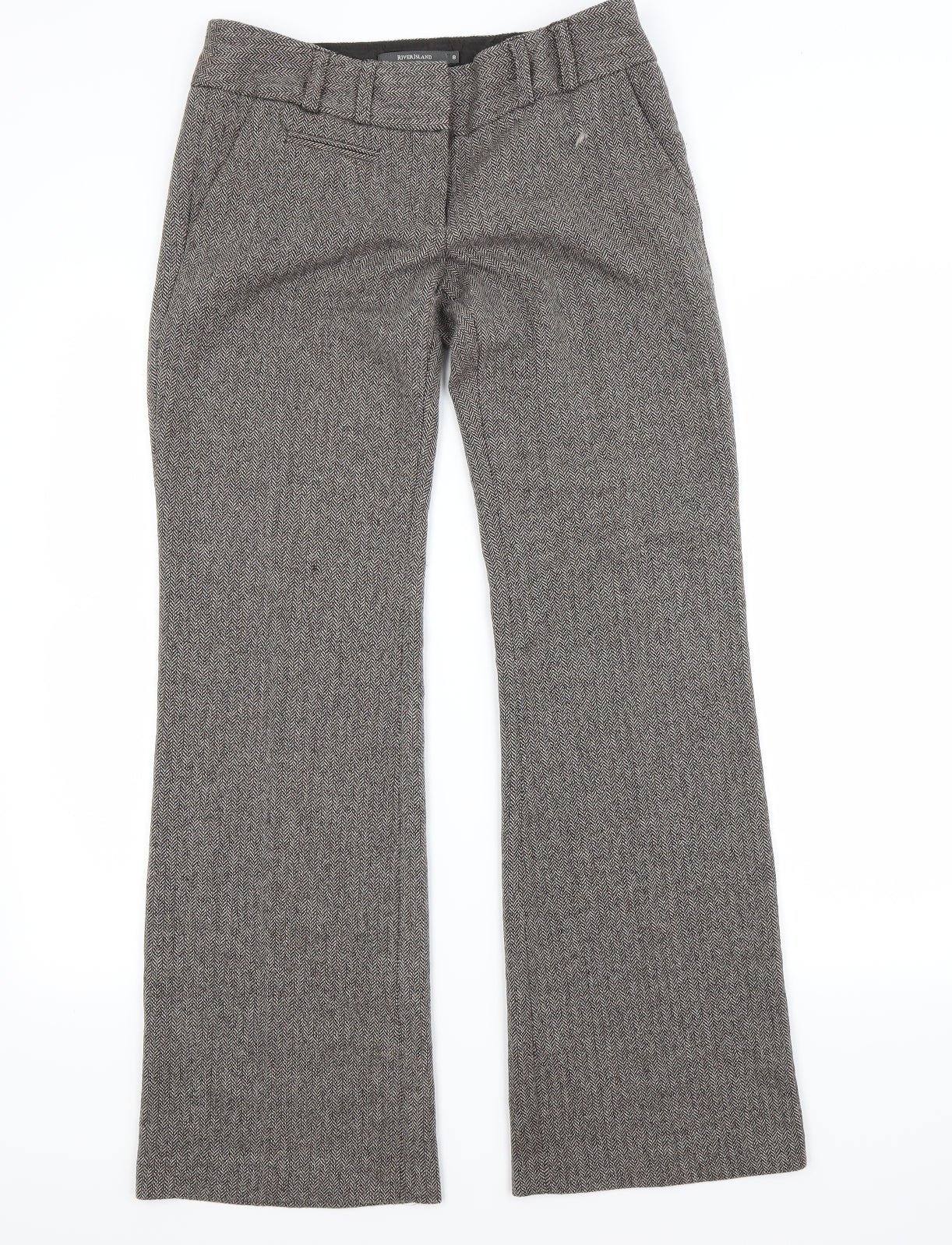 River Island Womens Brown   Trousers  Size 8 L30 in