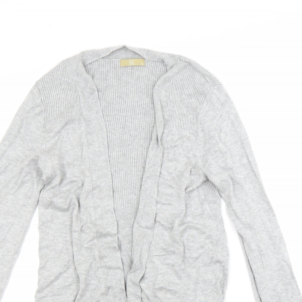 TU Womens Grey   Cardigan Jumper Size 10
