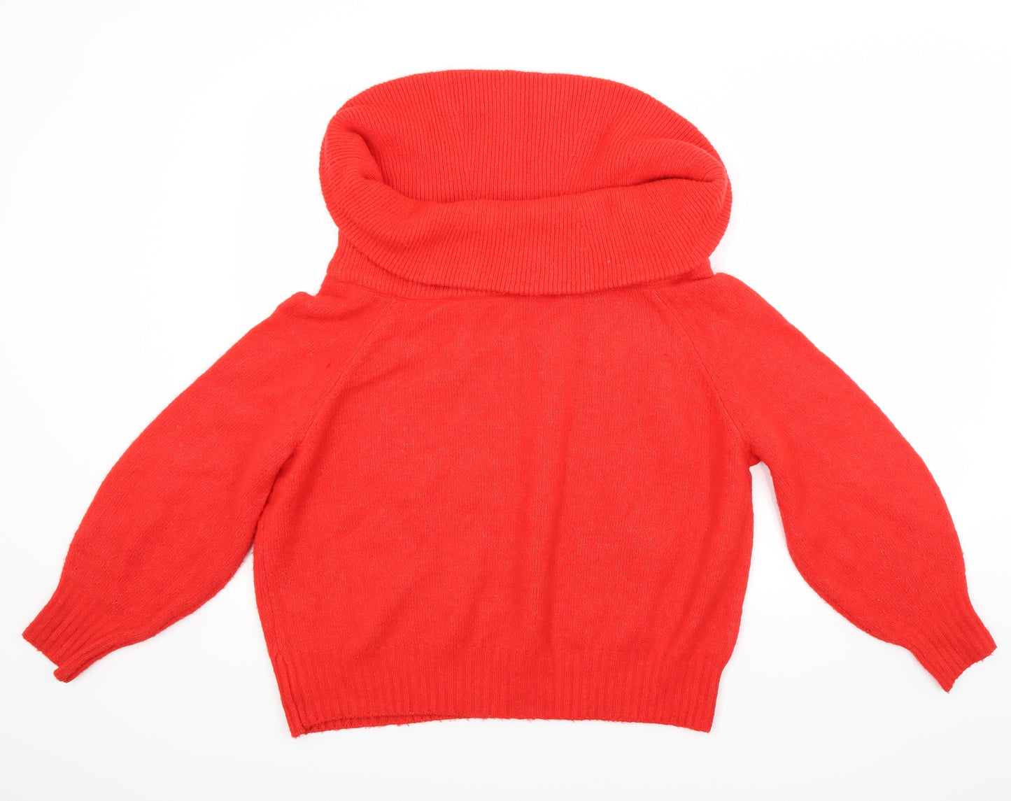 H&M Womens Red   Pullover Jumper Size S