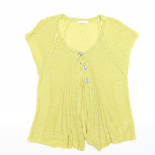 Marks and Spencer Womens Yellow   Pullover Jumper Size 12