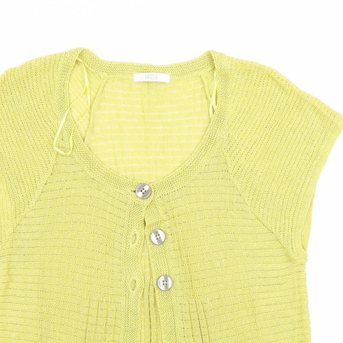 Marks and Spencer Womens Yellow   Pullover Jumper Size 12