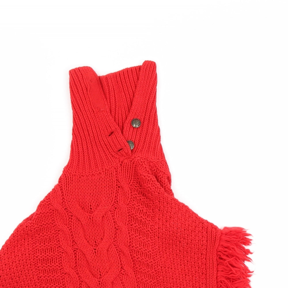 NEXT Girls Red   Shrug Jumper Size 3-4 Years