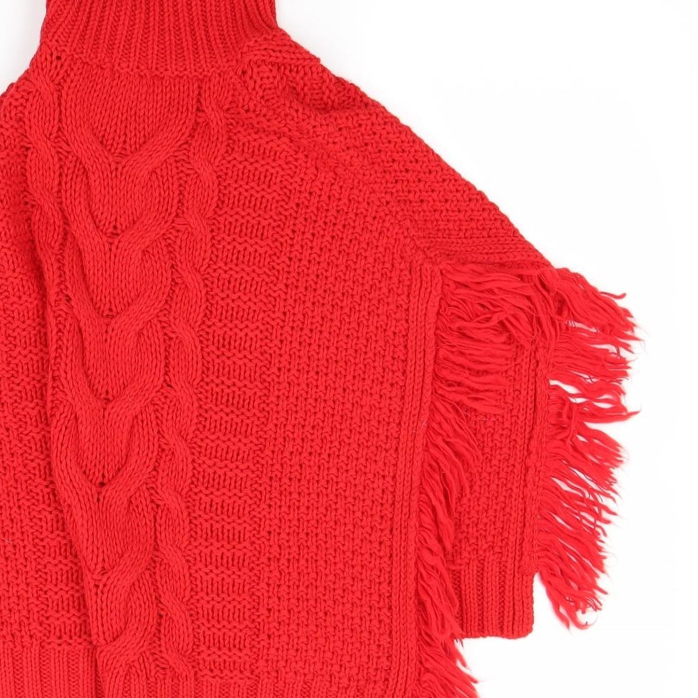 NEXT Girls Red   Shrug Jumper Size 3-4 Years