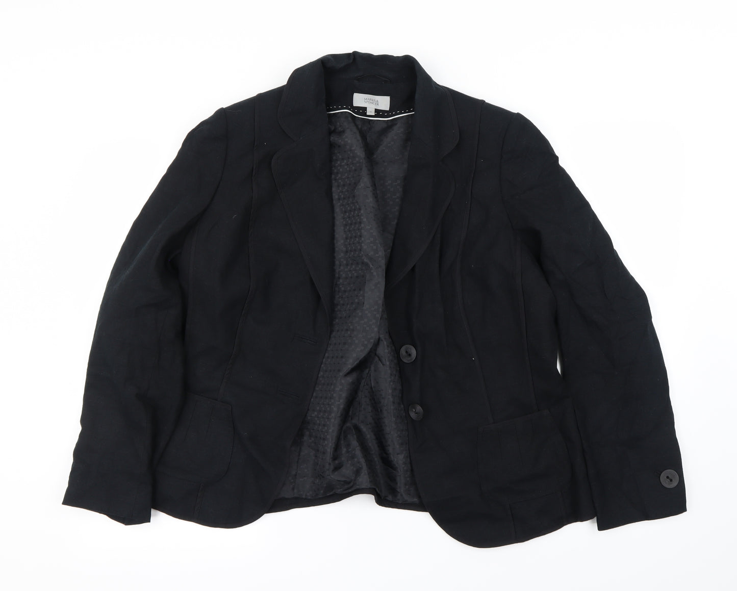 Marks and Spencer Womens Black   Jacket  Size 14