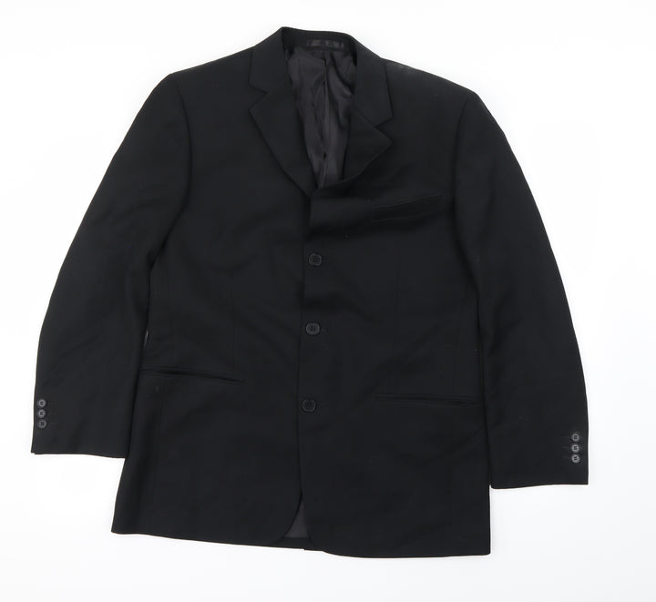 Karl Jackson  Mens Black   Jacket Blazer Size 40