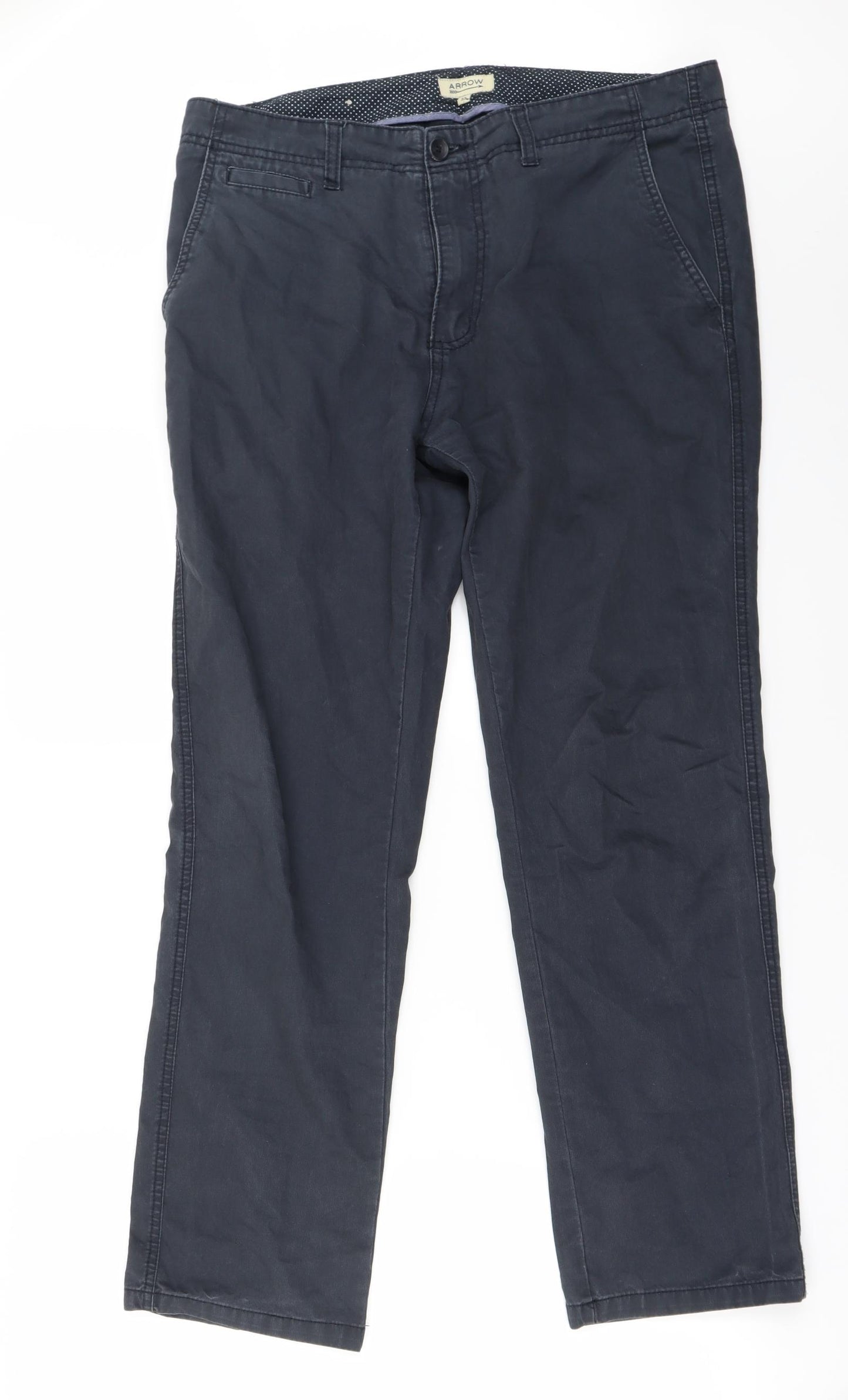 Arrow Mens Blue   Trousers  Size 33 in L28 in