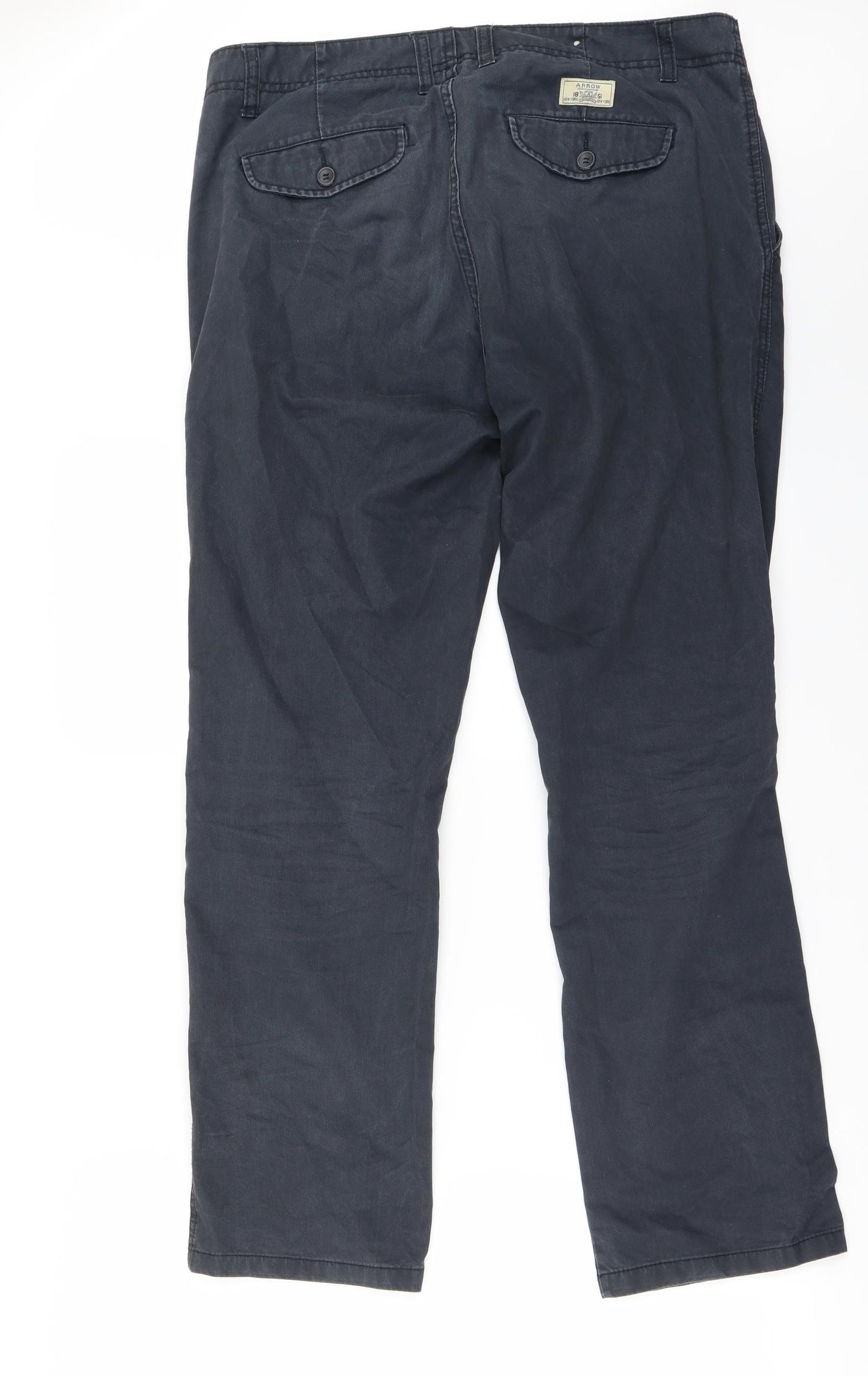 Arrow Mens Blue   Trousers  Size 33 in L28 in