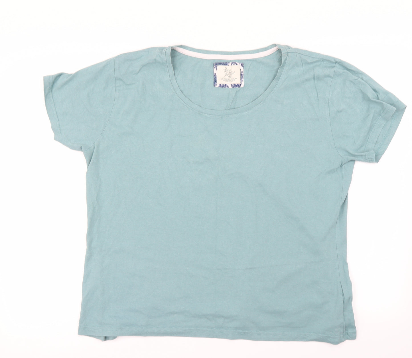 love to lounge  Womens Green   Basic T-Shirt Size XL