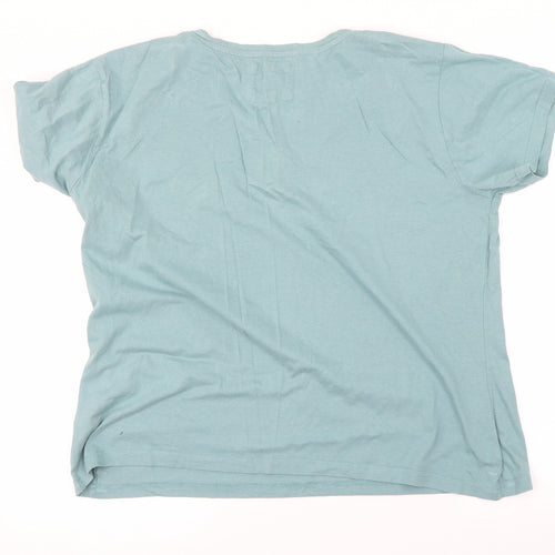 love to lounge  Womens Green   Basic T-Shirt Size XL
