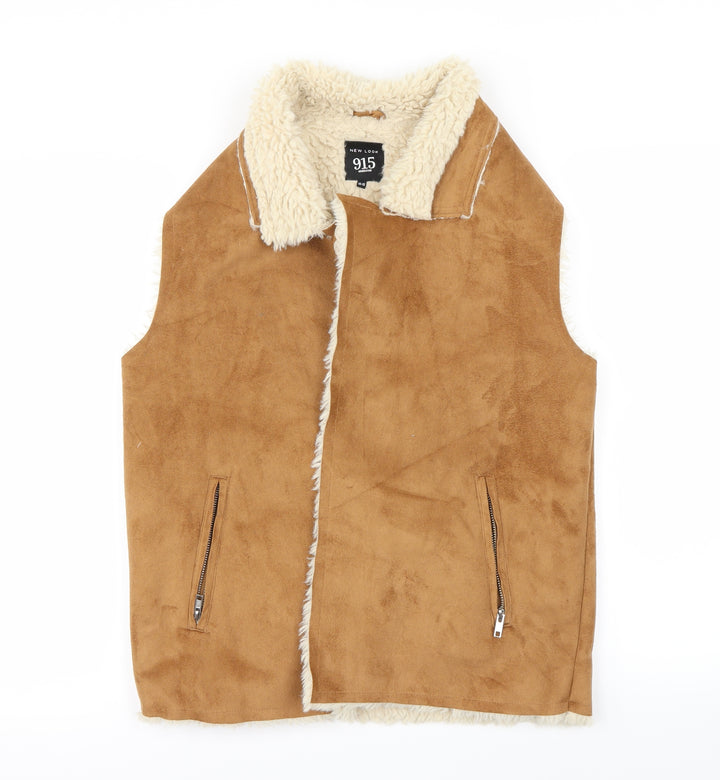 New Look Girls Brown Jacket Coat Size 14-15 Years
