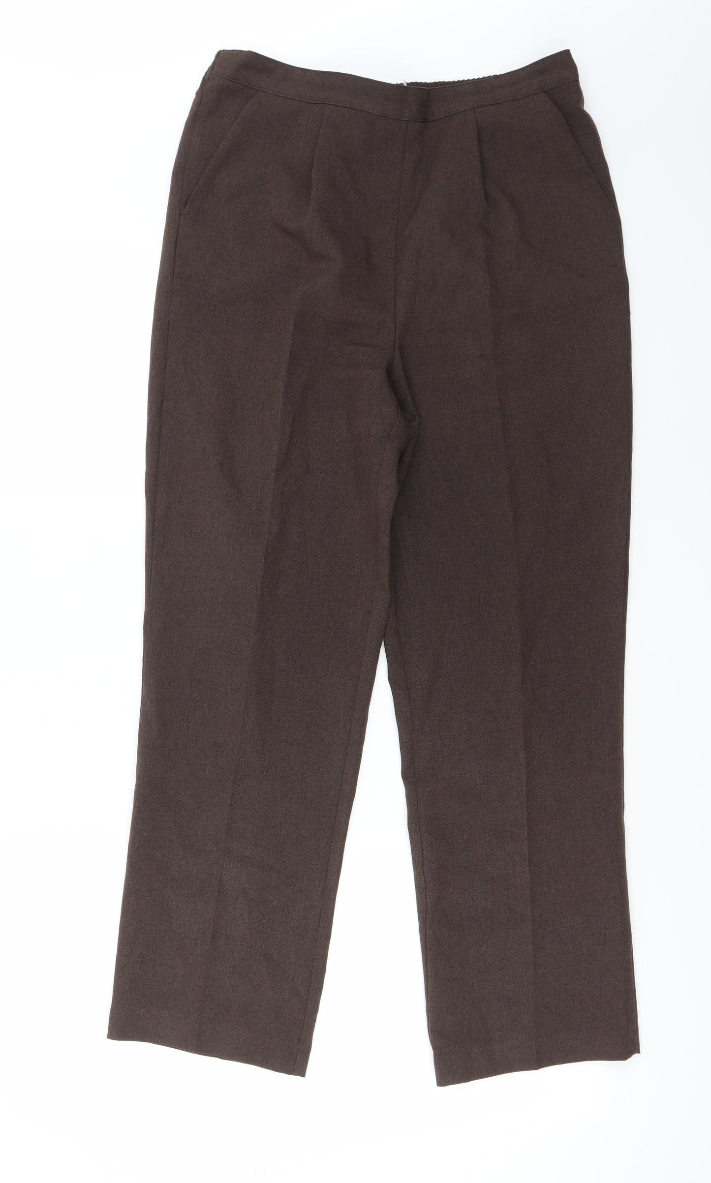 Preworn Womens Brown   Trousers  Size 10 L25 in