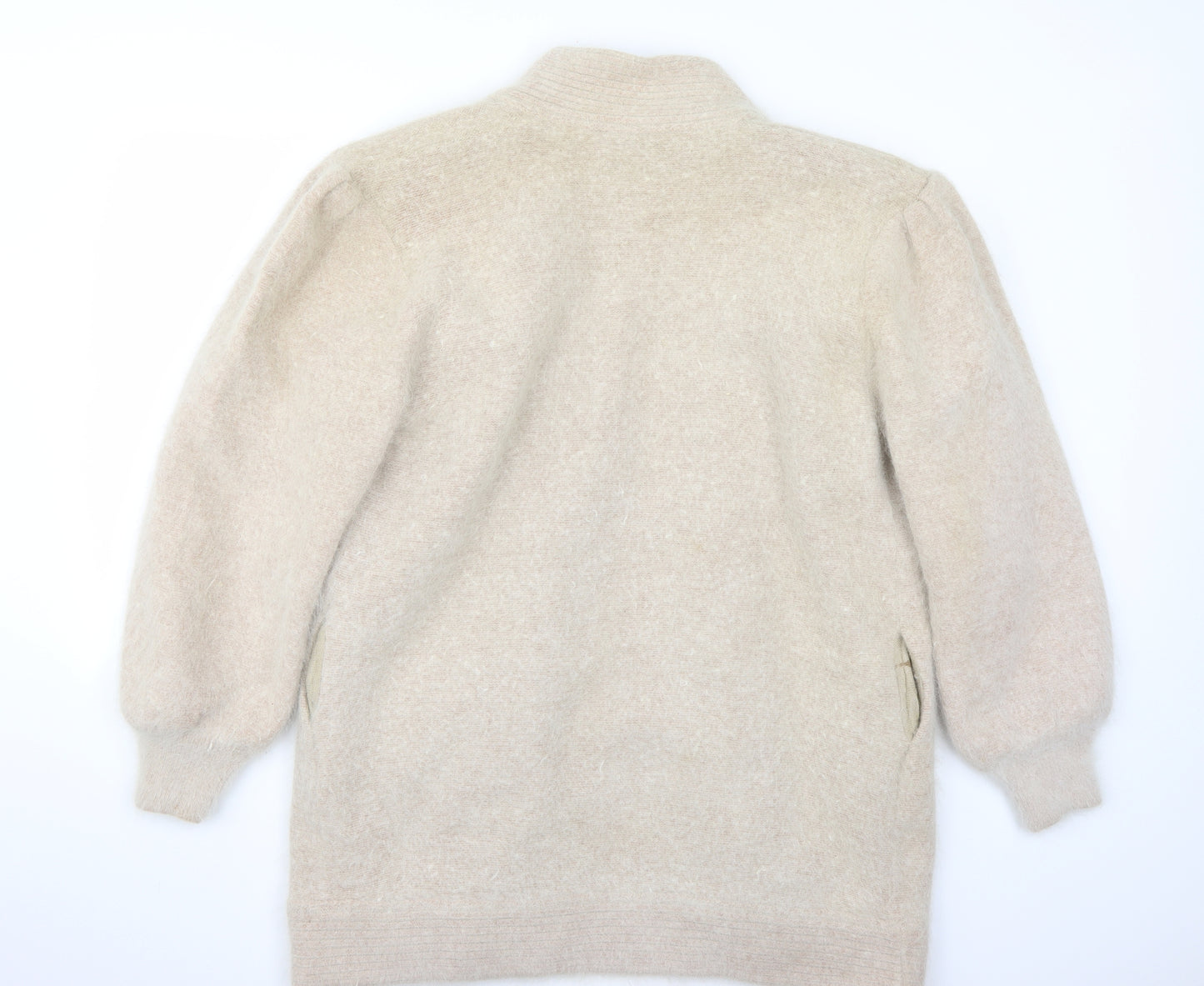San y perk Womens Beige   Cardigan Jumper One Size