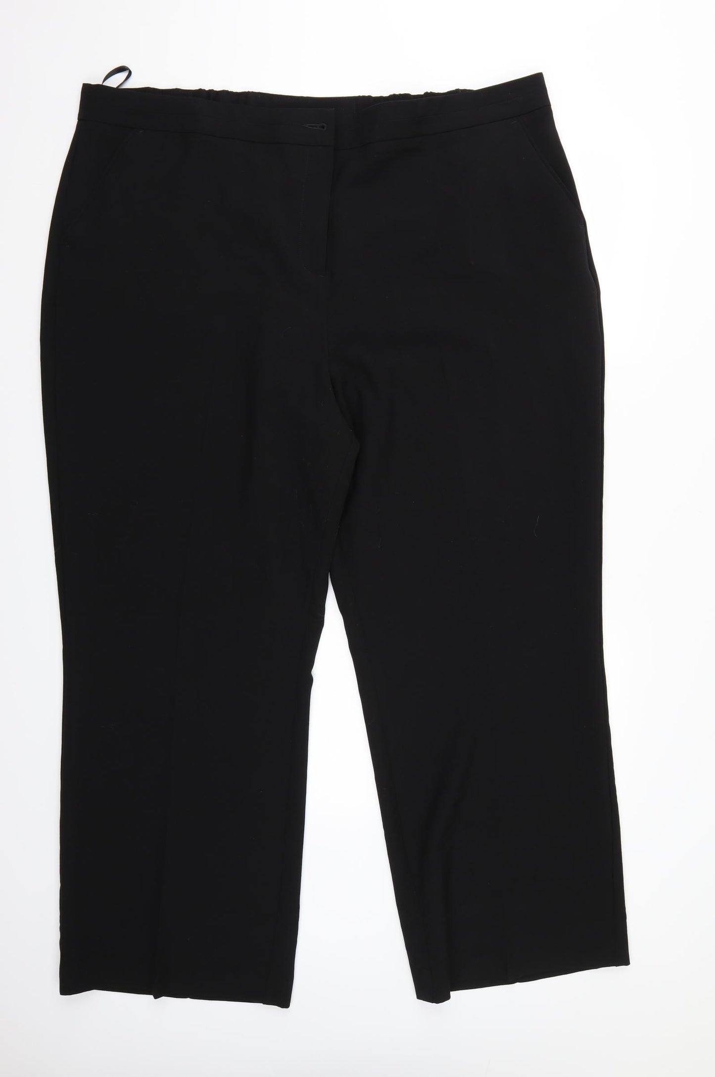 Maine Womens Black   Trousers  Size 22 L30 in