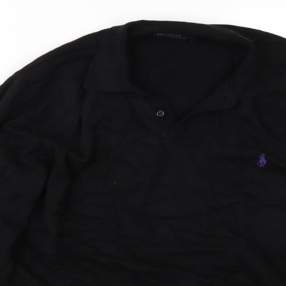 Polo Ralph Lauren Mens Black   Pullover Jumper Size XL