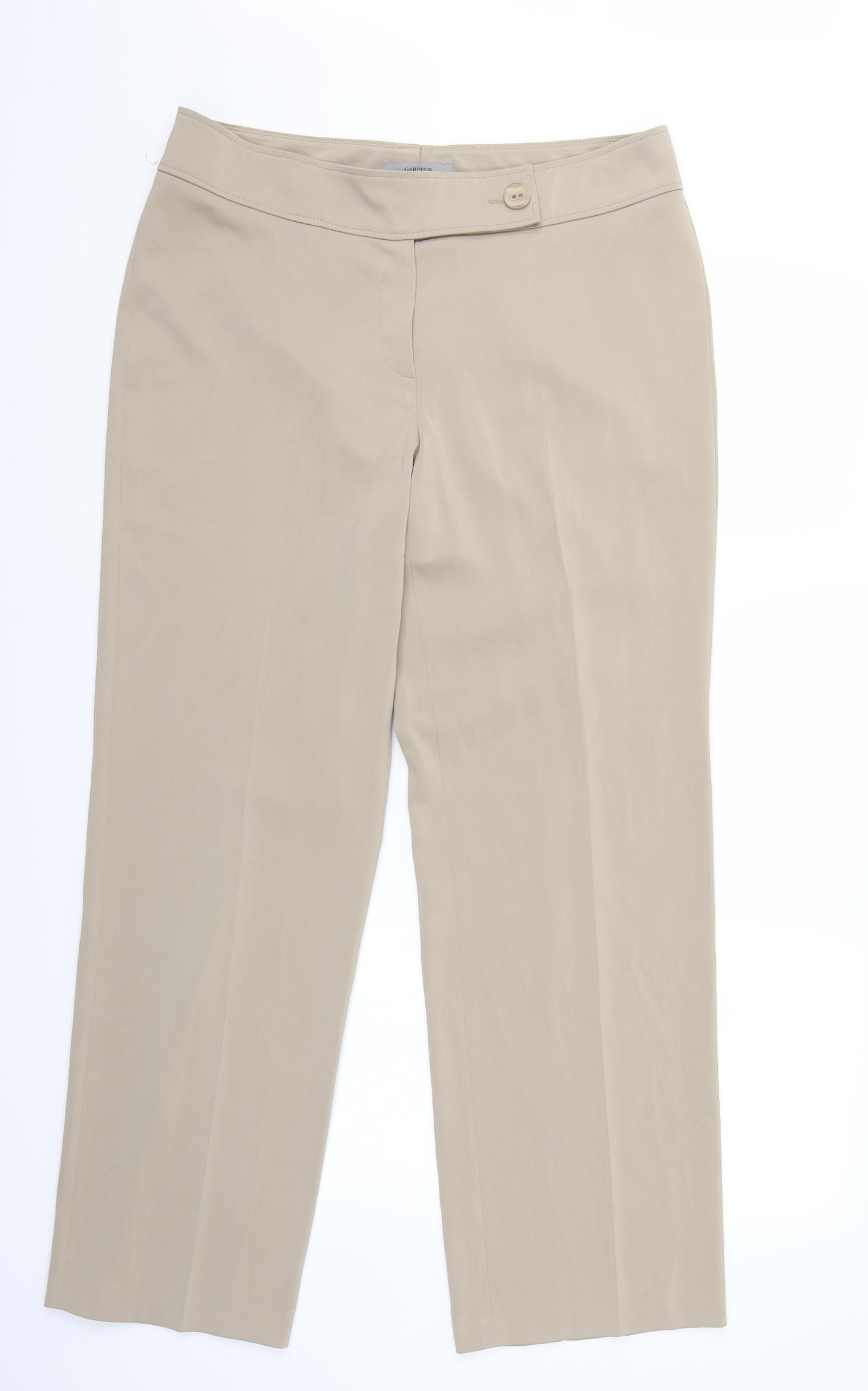 GARDEUR Womens Beige   Trousers  Size 14 L31 in