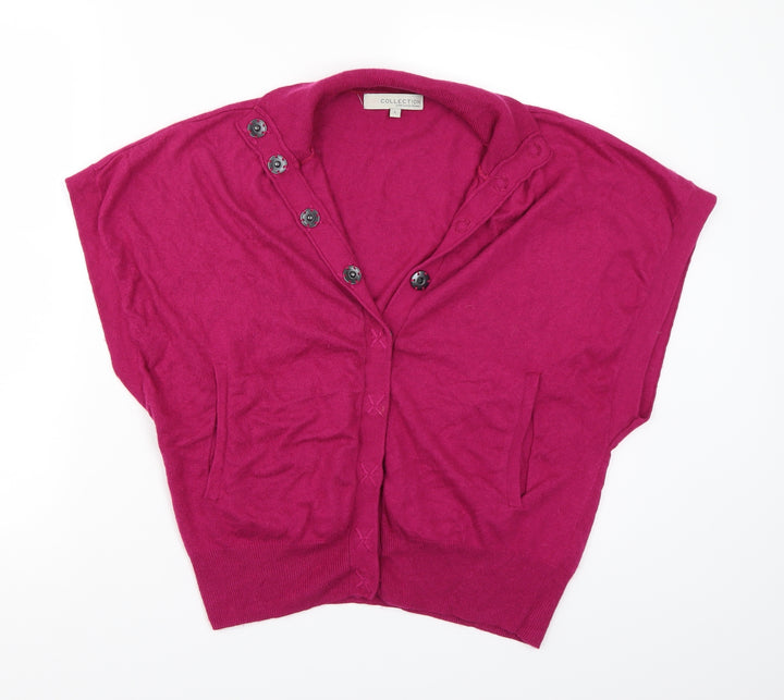 John Lewis Womens Purple Cardigan Jumper Size L