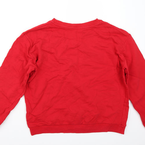 Stradivarius Womens Red   Pullover Jumper Size L