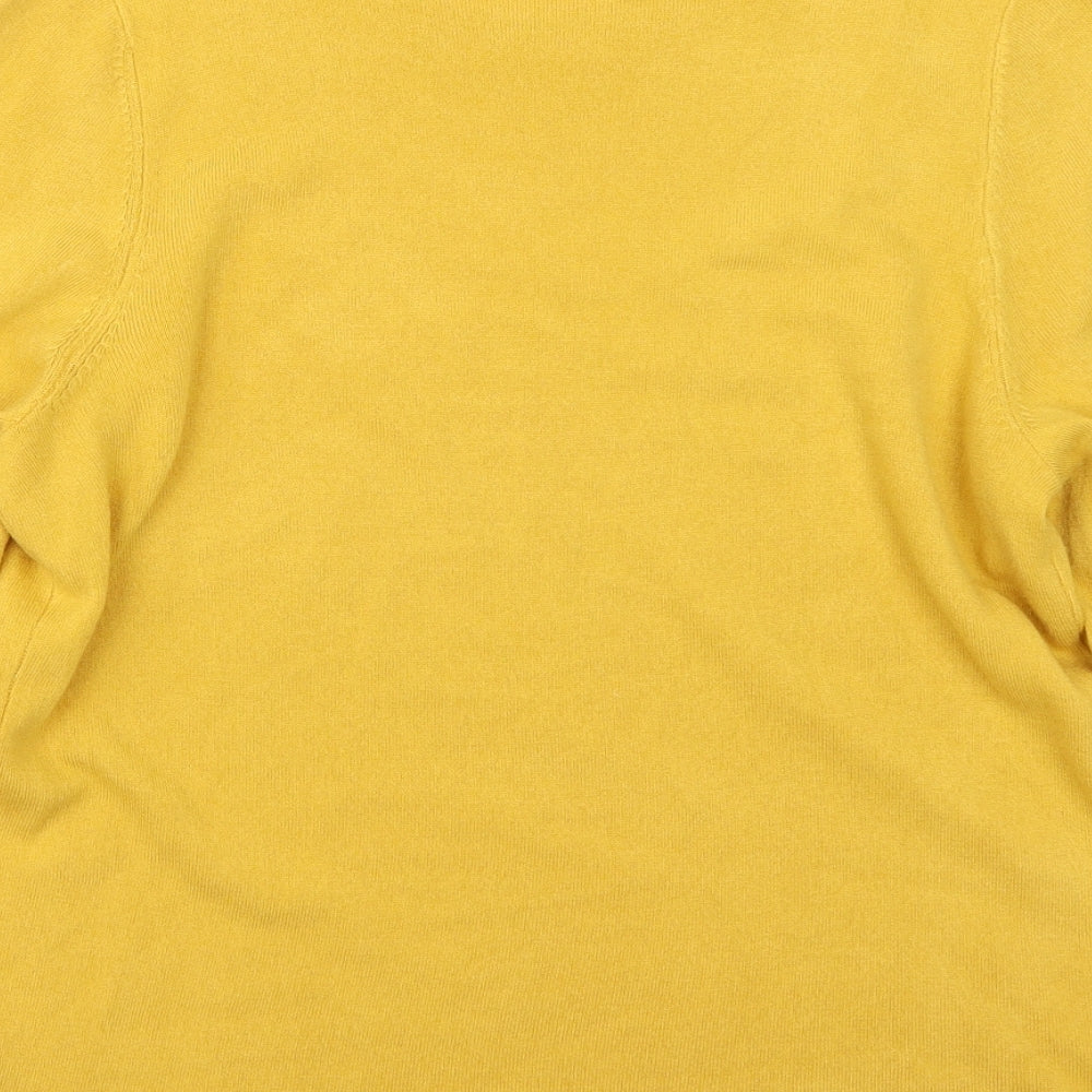 F&F Womens Yellow   Pullover Jumper Size 14