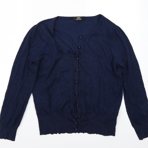 Marks and Spencer Womens Blue   Cardigan Jumper Size 16