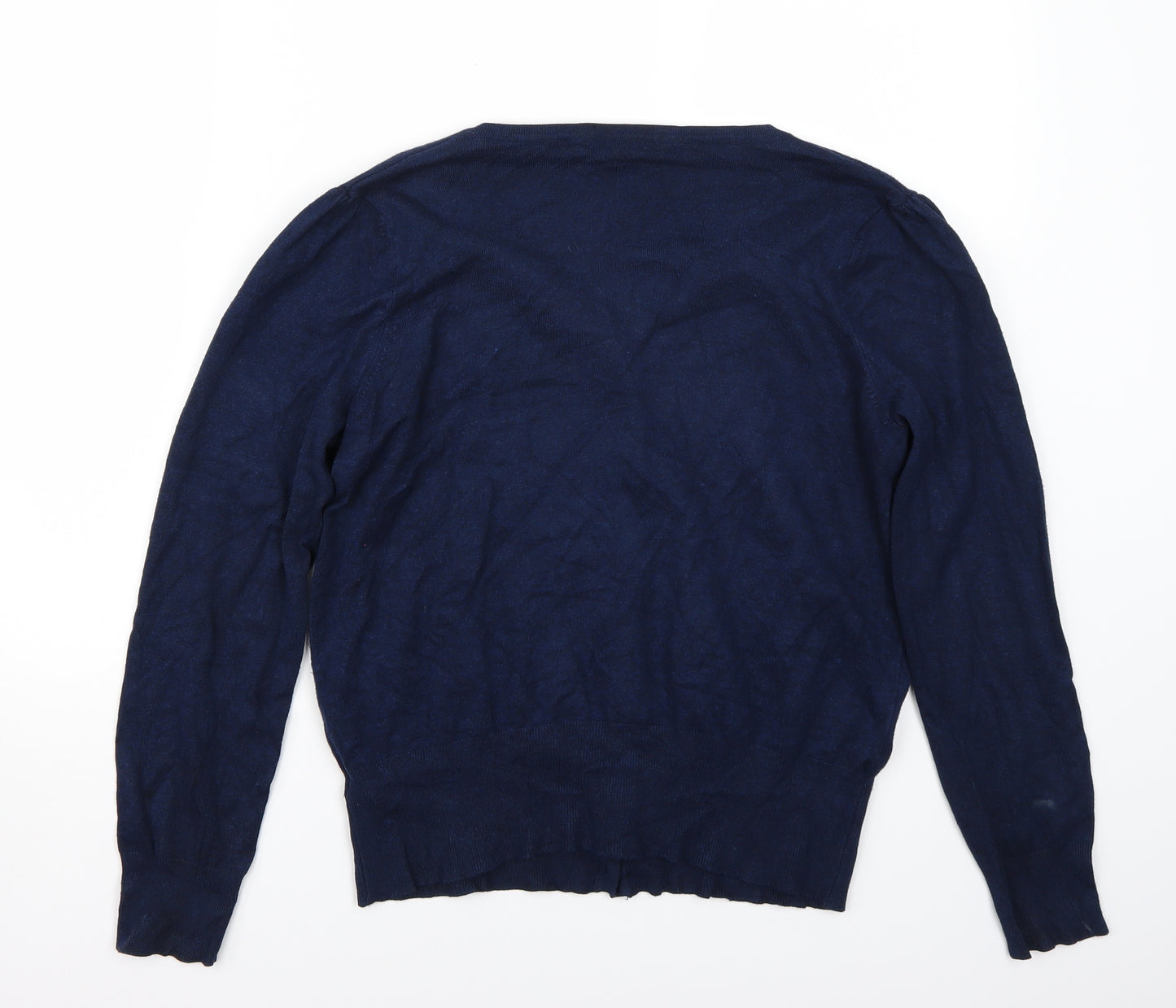 Marks and Spencer Womens Blue   Cardigan Jumper Size 16