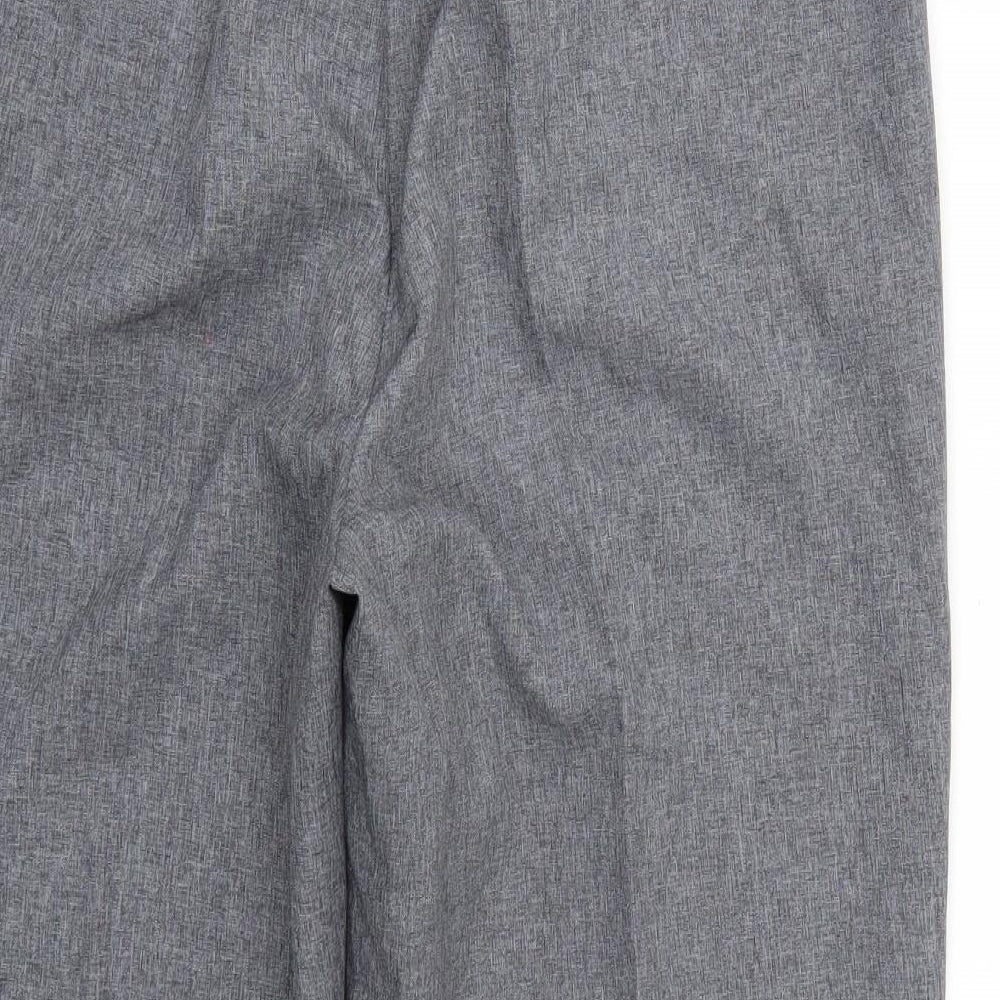 Bonmarché Womens Grey   Cropped Trousers Size 16 L25 in