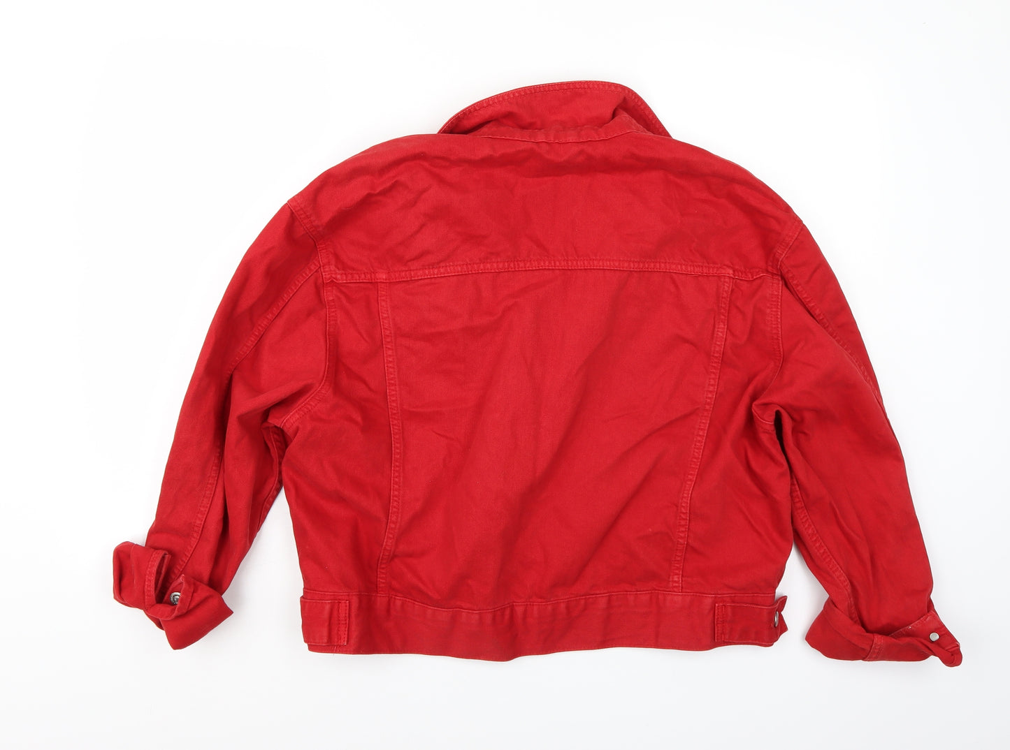 Topshop Womens Red   Jacket Coat Size 12