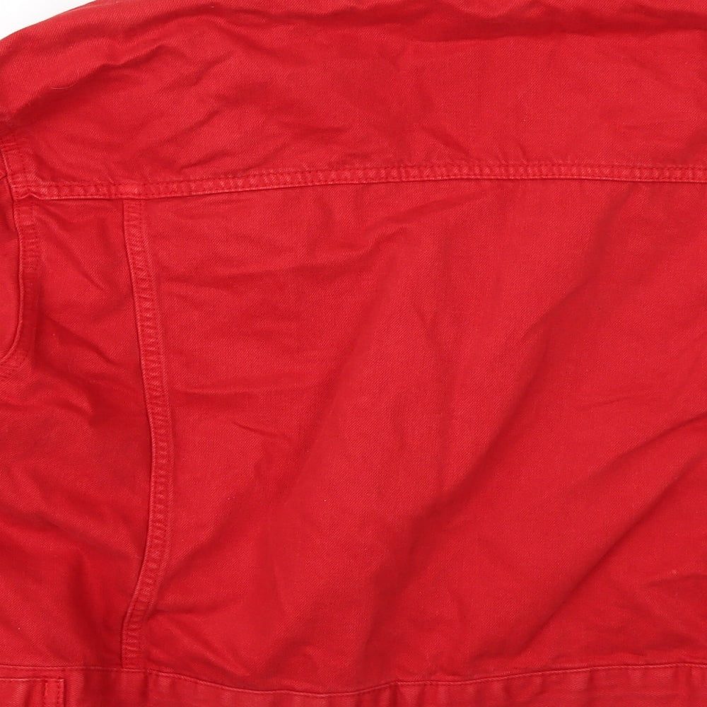 Topshop Womens Red   Jacket Coat Size 12