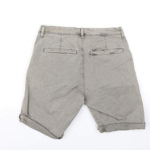 Primark Mens Grey   Chino Shorts Size 28 in