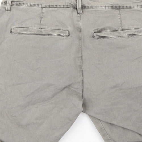 Primark Mens Grey   Chino Shorts Size 28 in