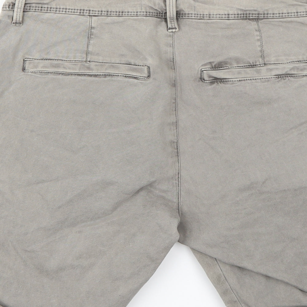 Primark Mens Grey   Chino Shorts Size 28 in