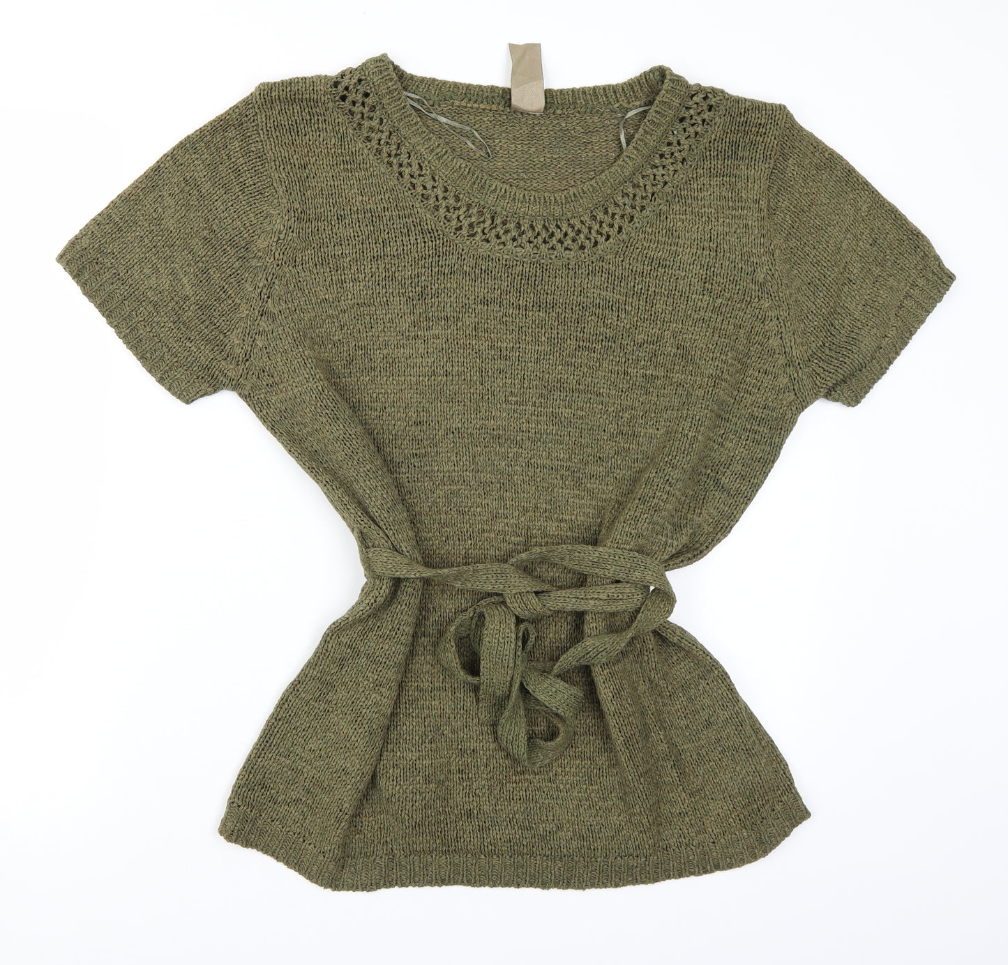 Evie Womens Green   Basic T-Shirt Size 20