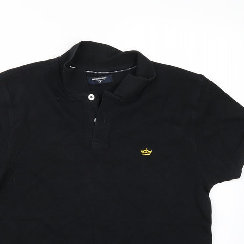 Industrialize Mens Black    Polo Size M