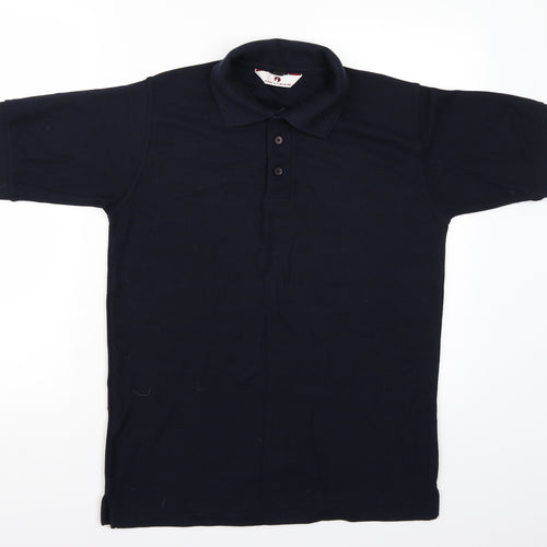 Ride & groom Mens Blue    Polo Size S