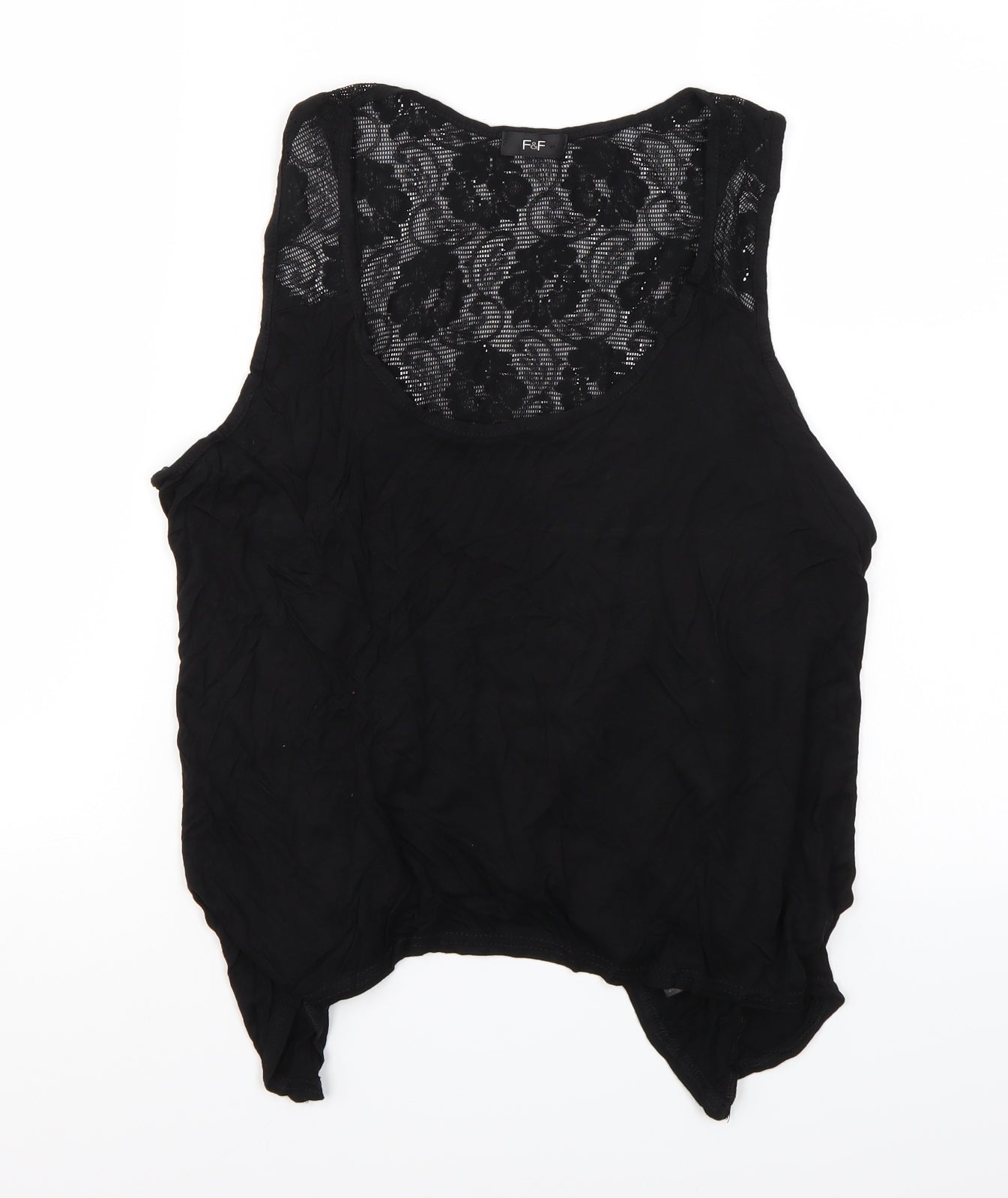 F&F Womens Black   Basic Tank Size 18