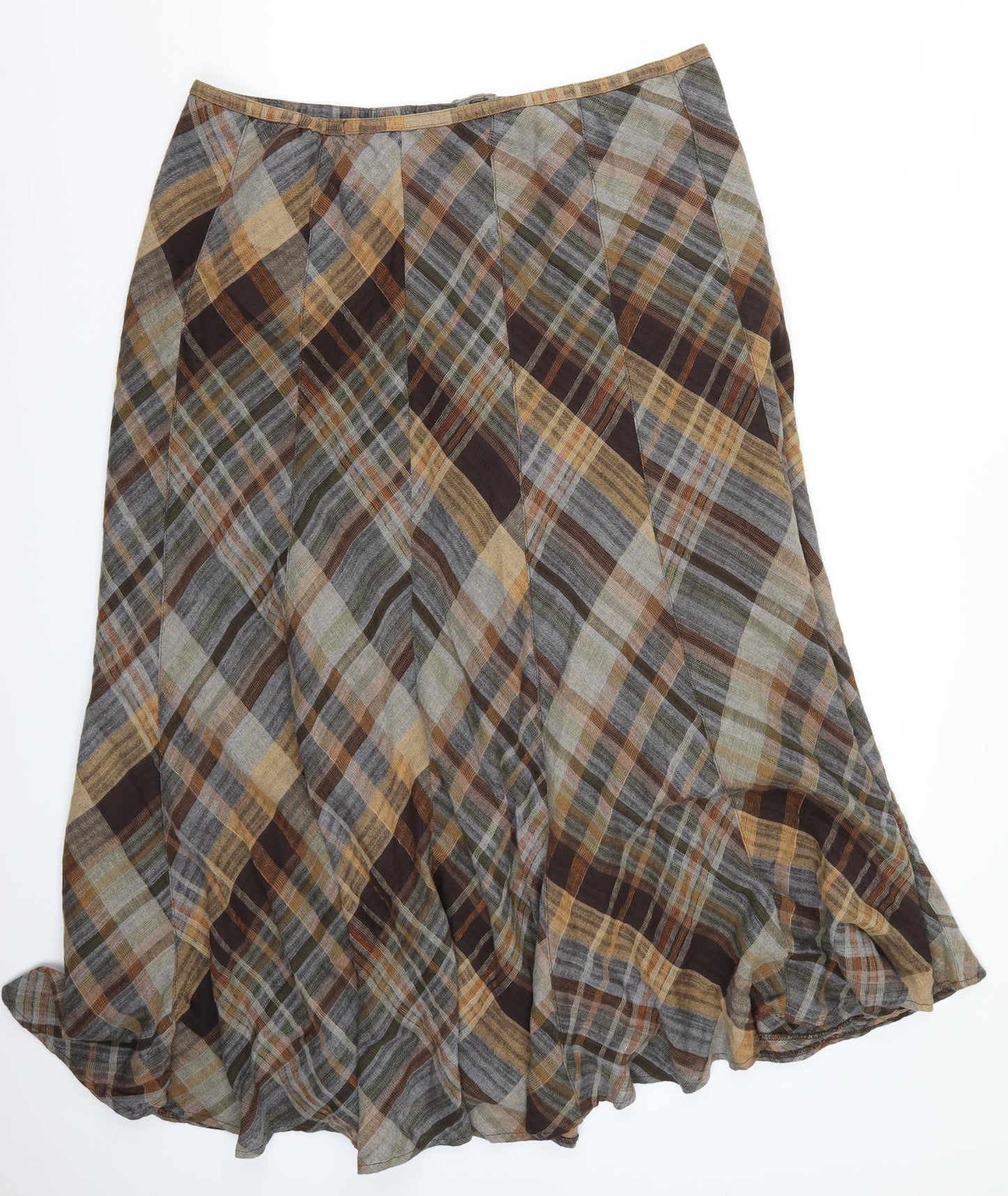 Marks and Spencer Womens Brown   A-Line Skirt Size 20