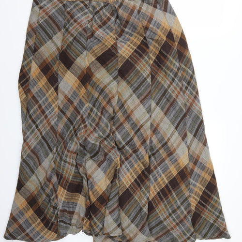 Marks and Spencer Womens Brown   A-Line Skirt Size 20