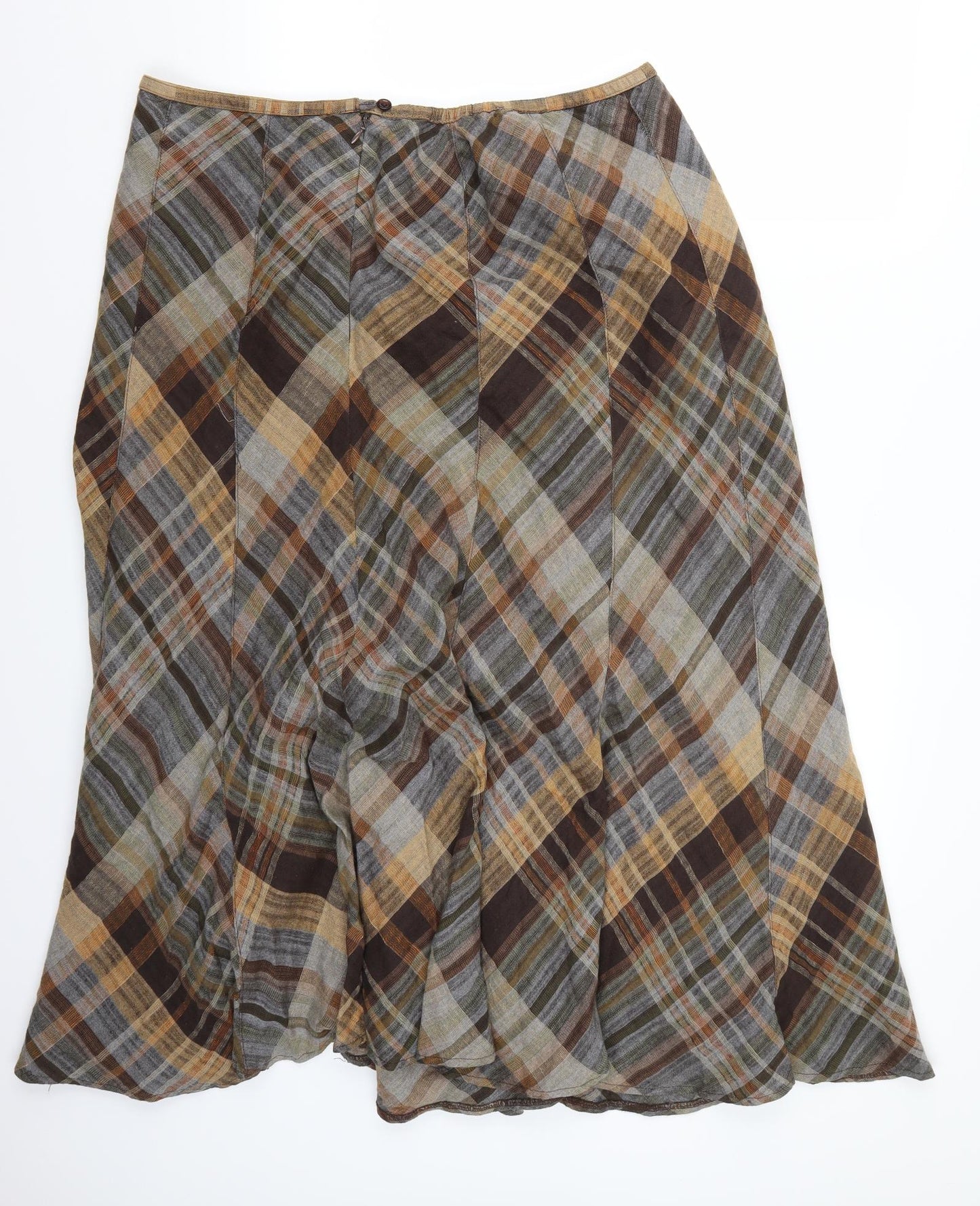 Marks and Spencer Womens Brown   A-Line Skirt Size 20