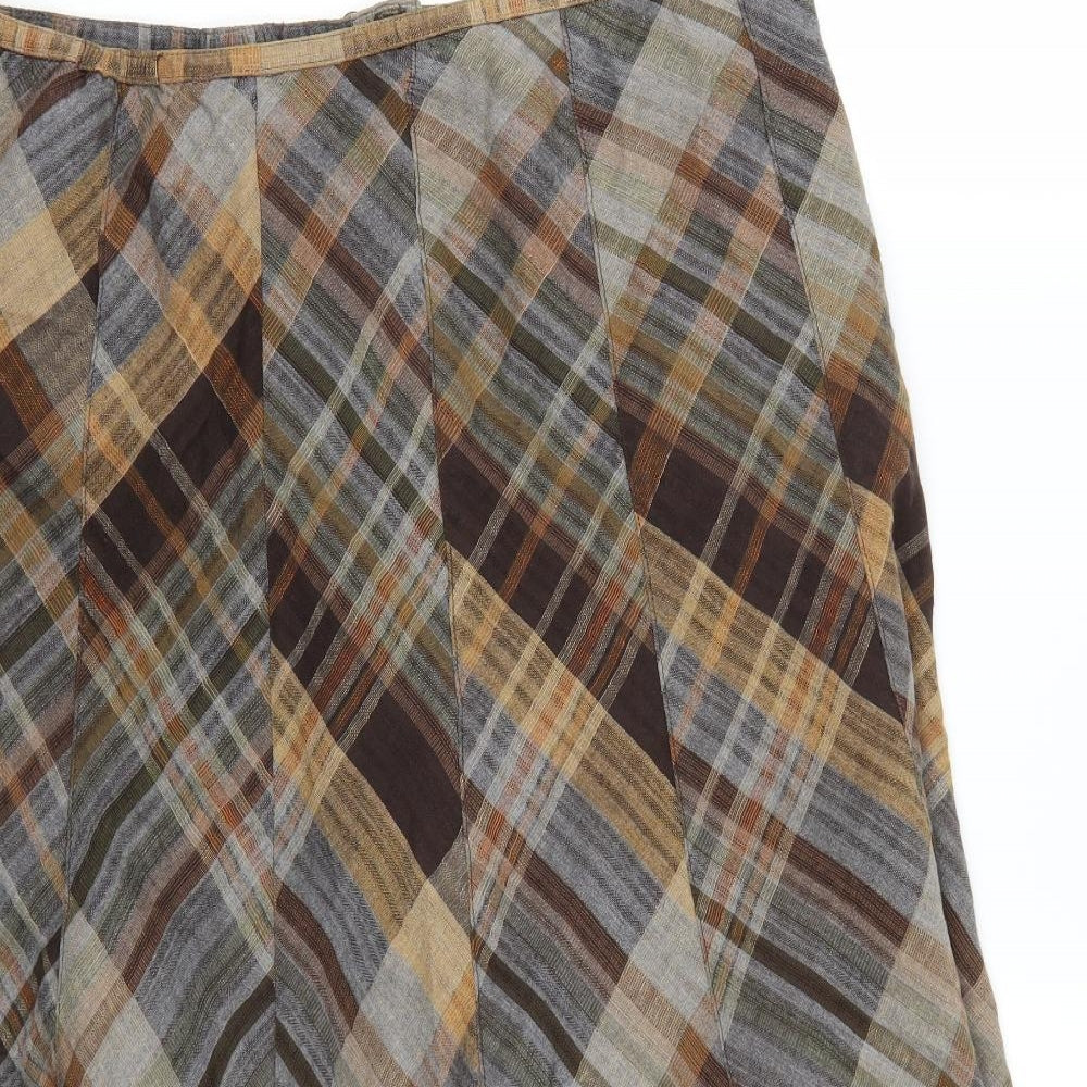 Marks and Spencer Womens Brown   A-Line Skirt Size 20