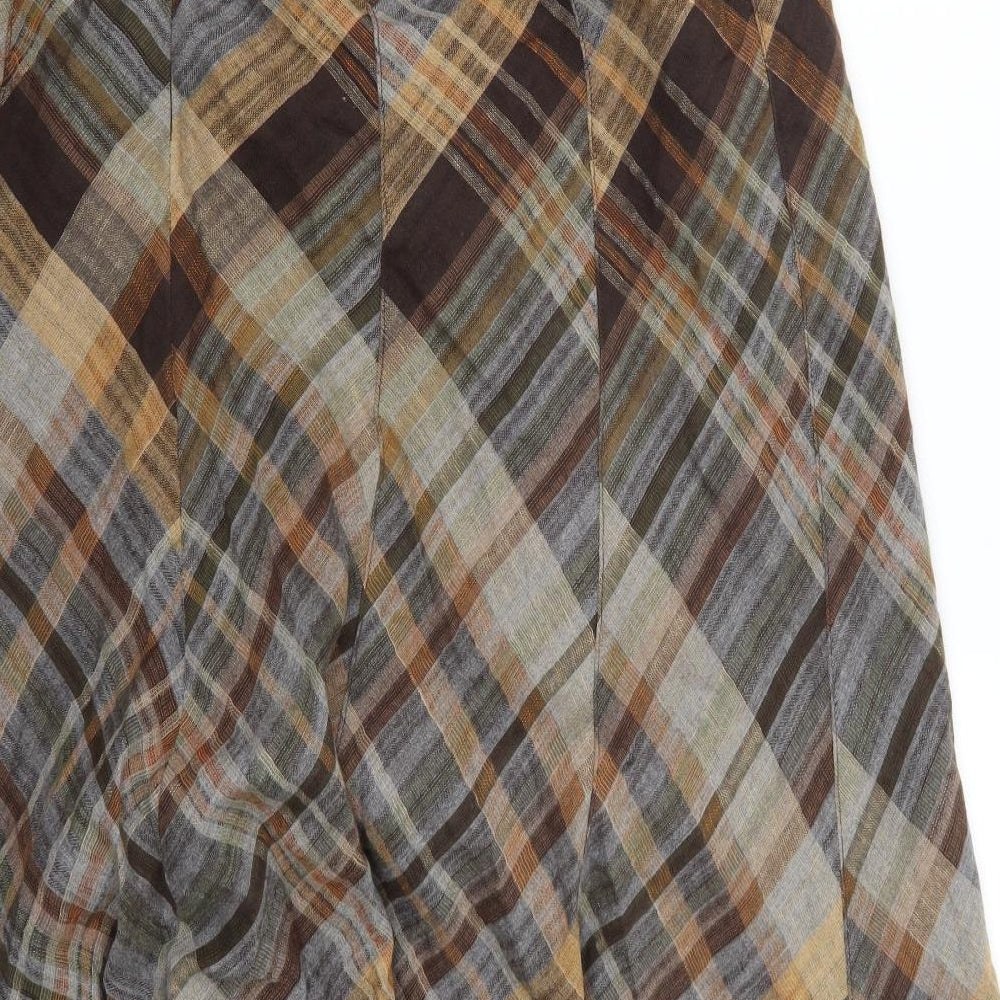 Marks and Spencer Womens Brown   A-Line Skirt Size 20